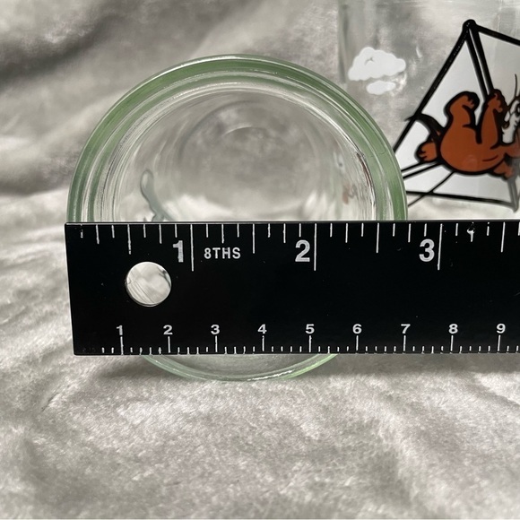 Vintage 90's Tom & Jerry Welch's Glass Jelly Jar Set of 2 Cups Surf & Kite Theme - Picture 8 of 8